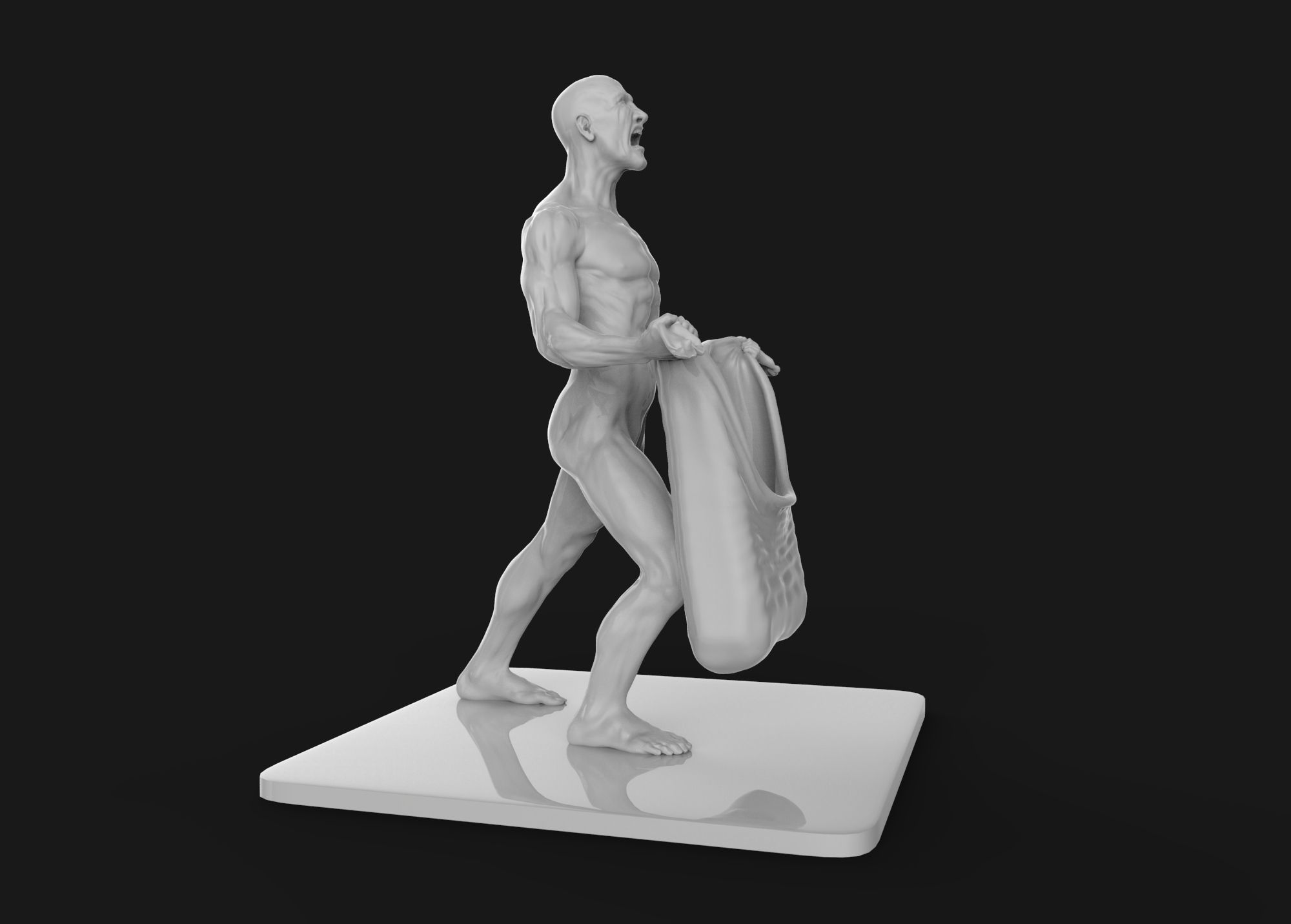 Strongman - iPhone 6s and 5 versions Dock  3D print model_14