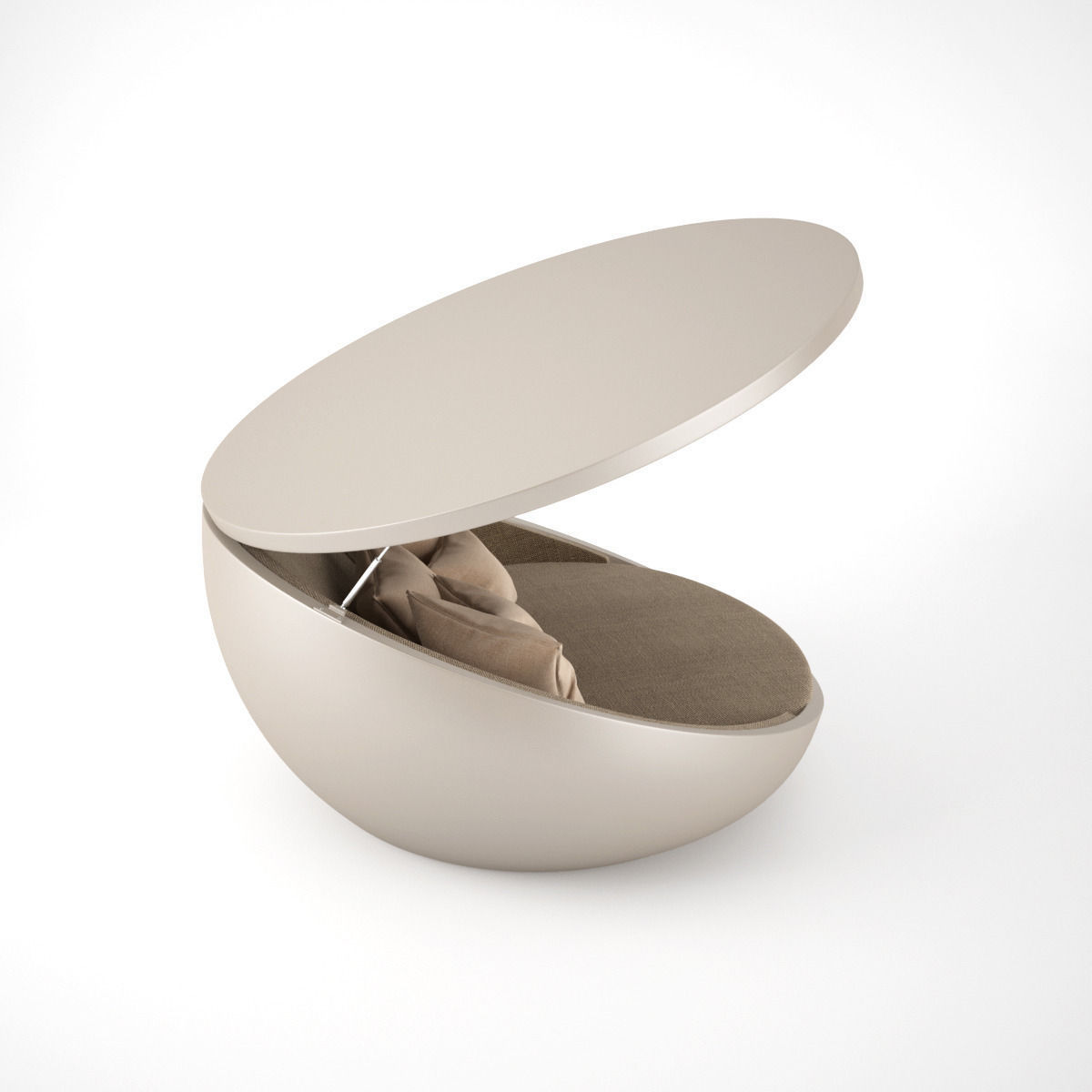 Vondom ULM Daybed with Parasol 3D model_9