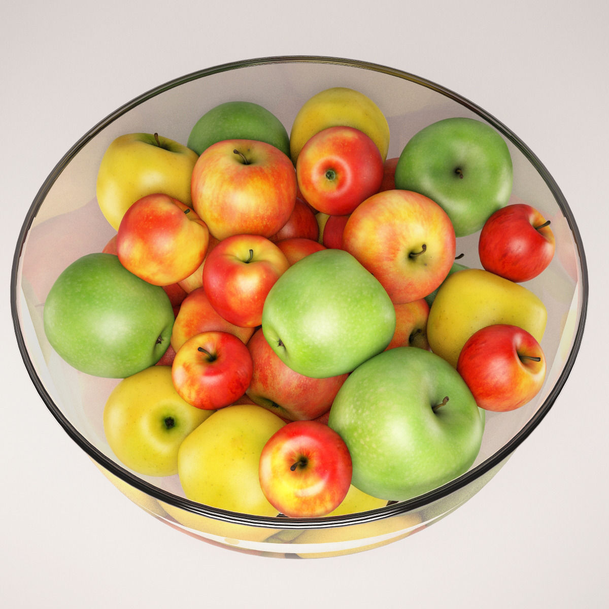 Apple set with Durban Centerpiece Bowl and Durant Beaded Charger 3D model_73