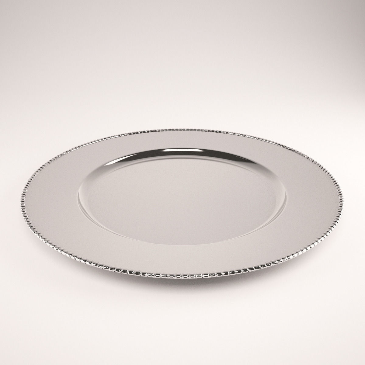 Apple set with Durban Centerpiece Bowl and Durant Beaded Charger 3D model_77