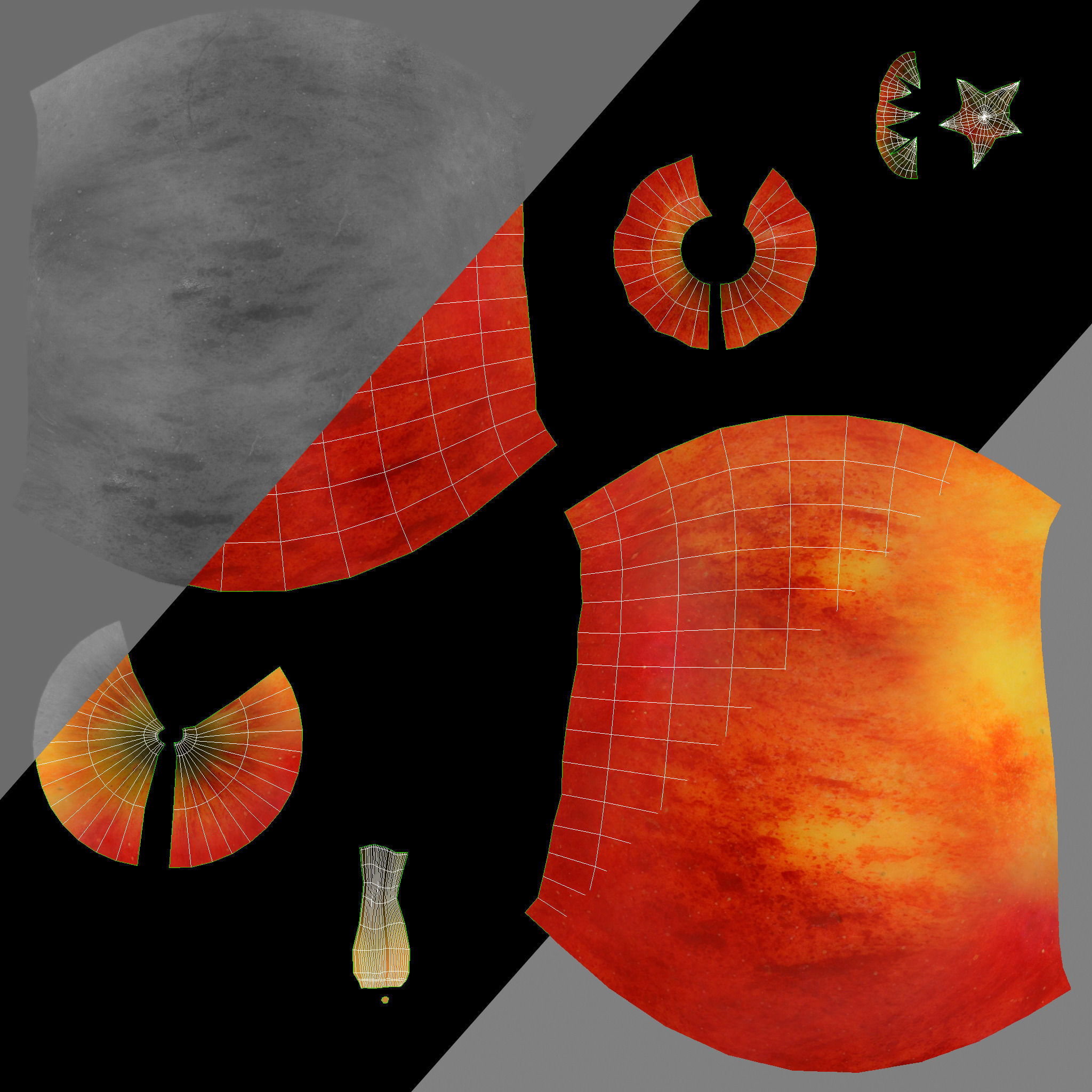 Apple set with Durban Centerpiece Bowl and Durant Beaded Charger 3D model_68