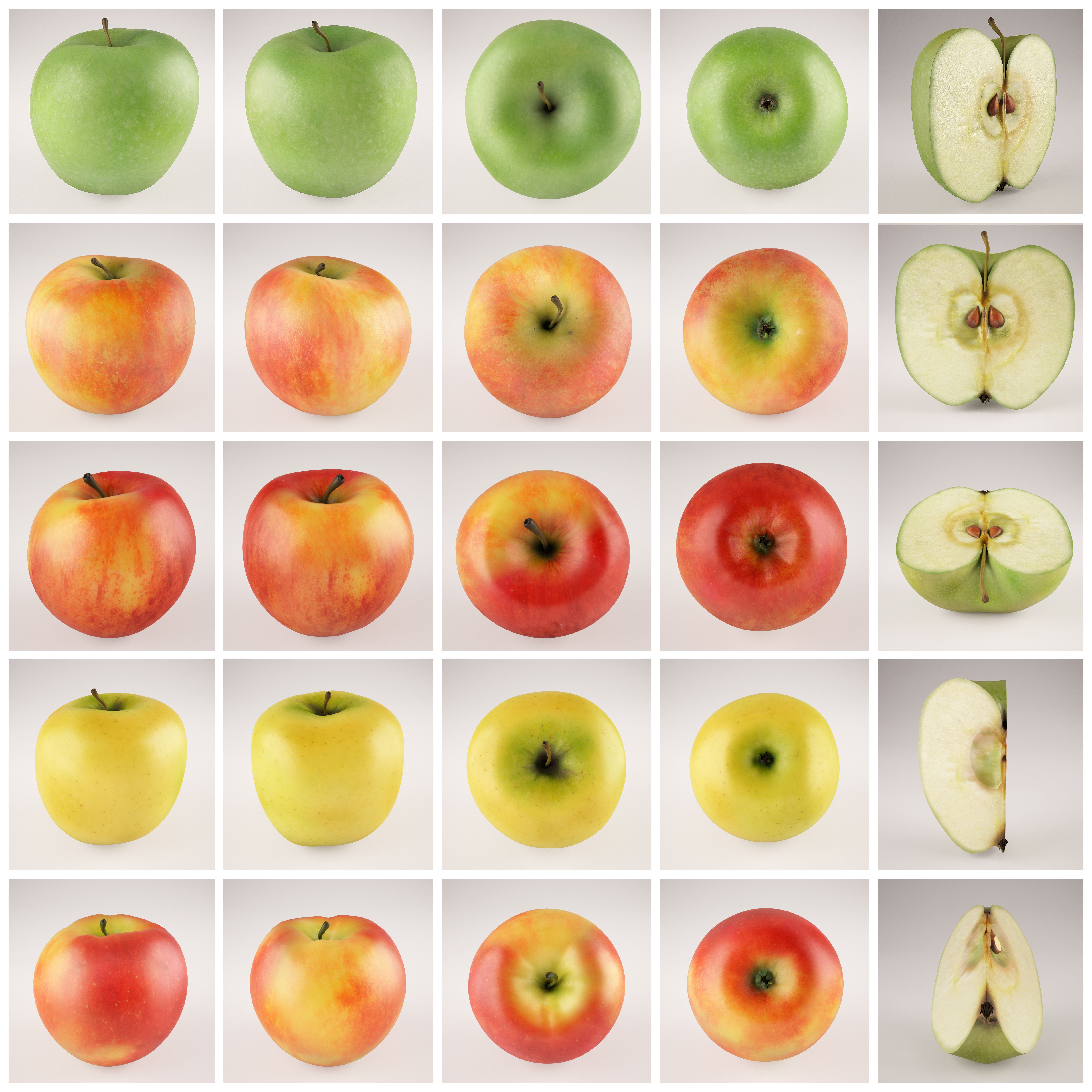 Apple set with Durban Centerpiece Bowl and Durant Beaded Charger 3D model_1