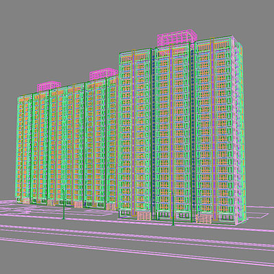2004-04-26 hai he zhu zhai 3D model_1