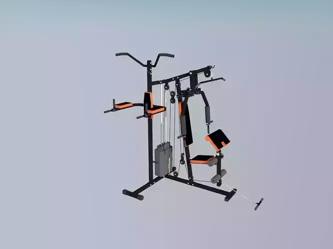 Home gym Free 3D model