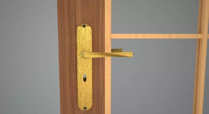 House door Free 3D model