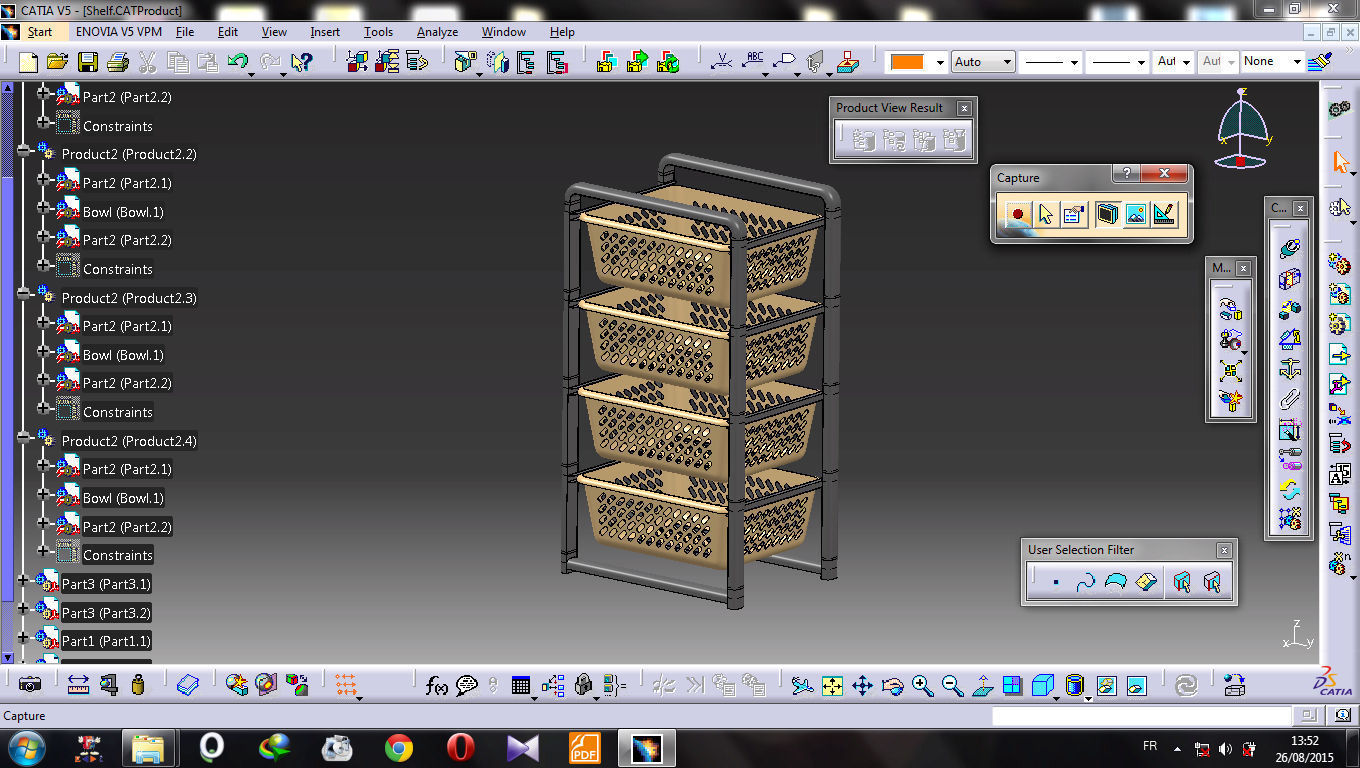 Shelf Kitchen stuff 3D print model_1