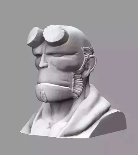 Hellboy Bust