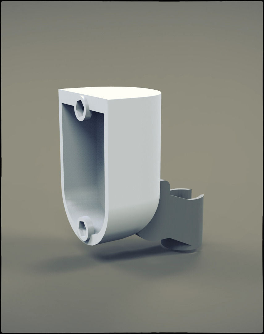 Shower Holder 3D print model_3