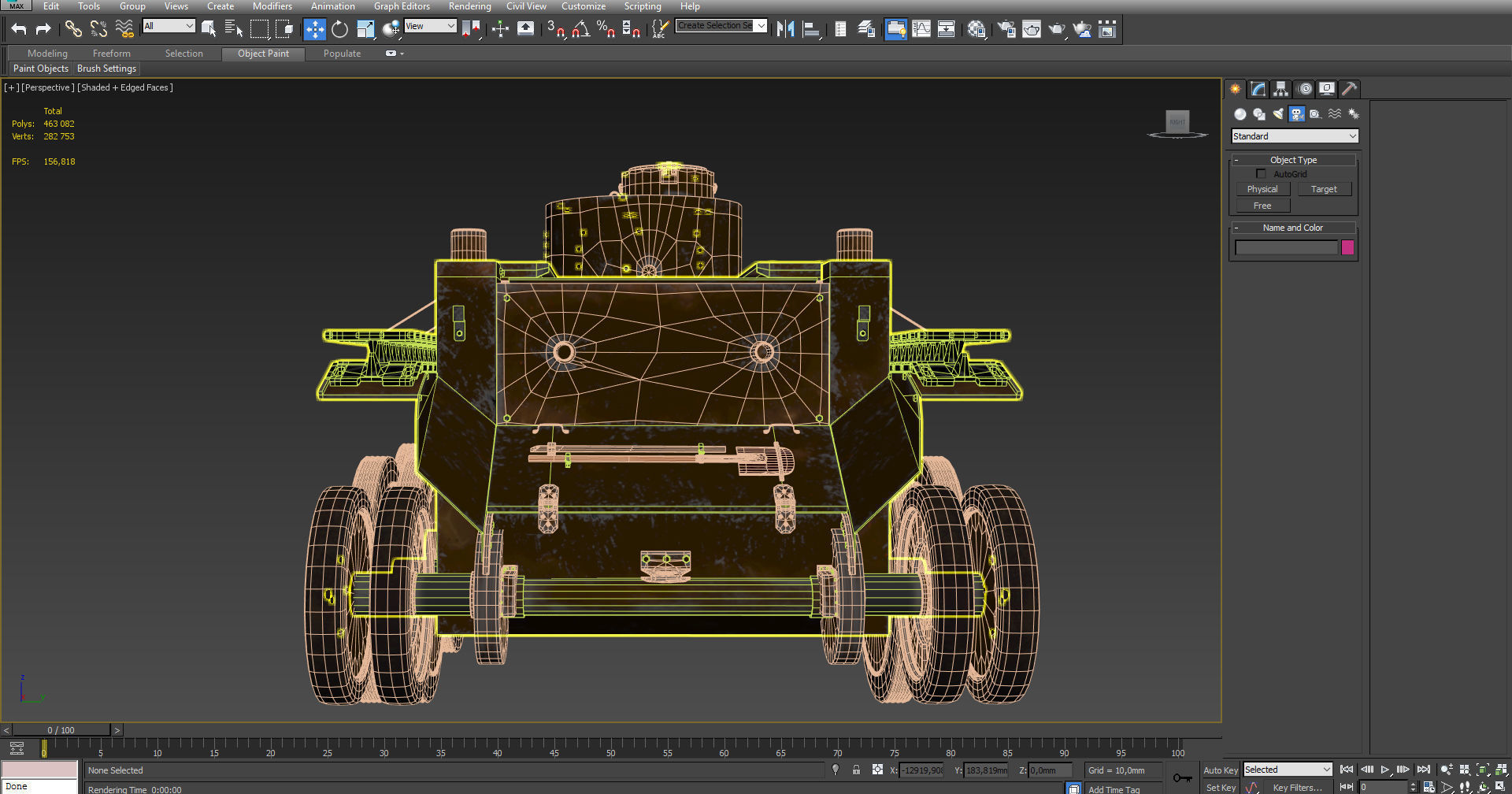Tank Christie T-3 M1931 3D model_7
