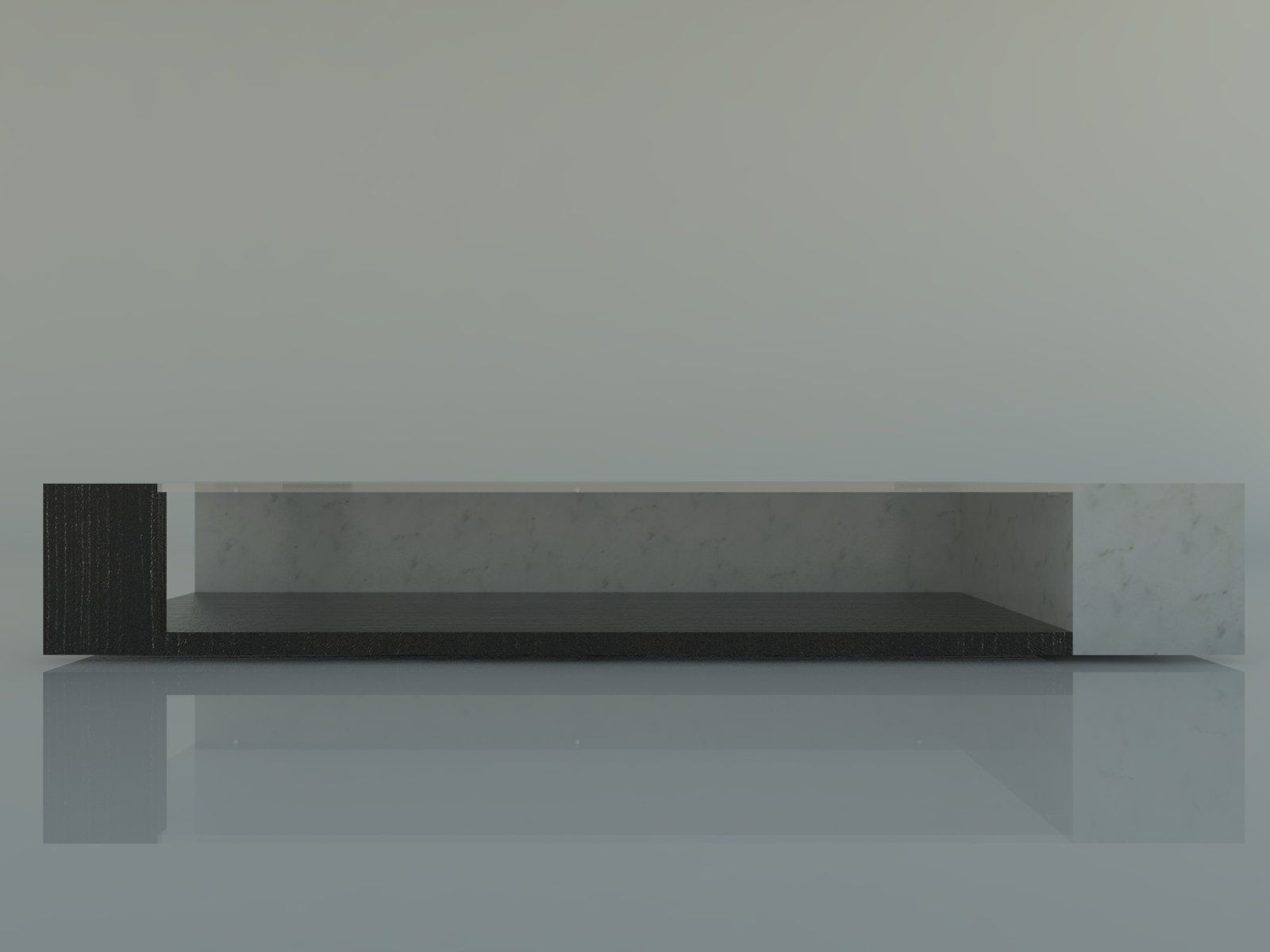Contemporary Coffee Table 3D model_1