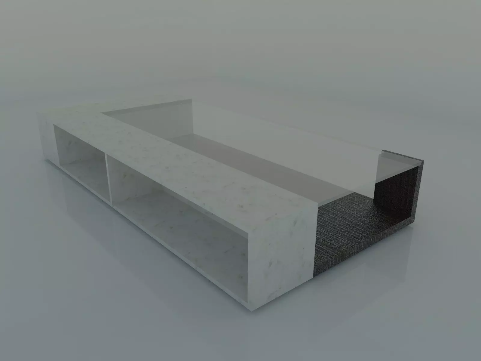 Contemporary Coffee Table 3D model_0