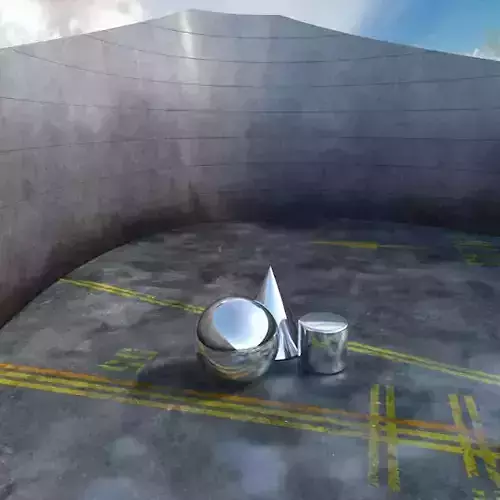 Exterior Scene for presentations 3D model