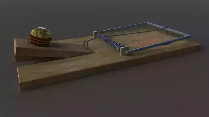 Mouse trap Free 3D model