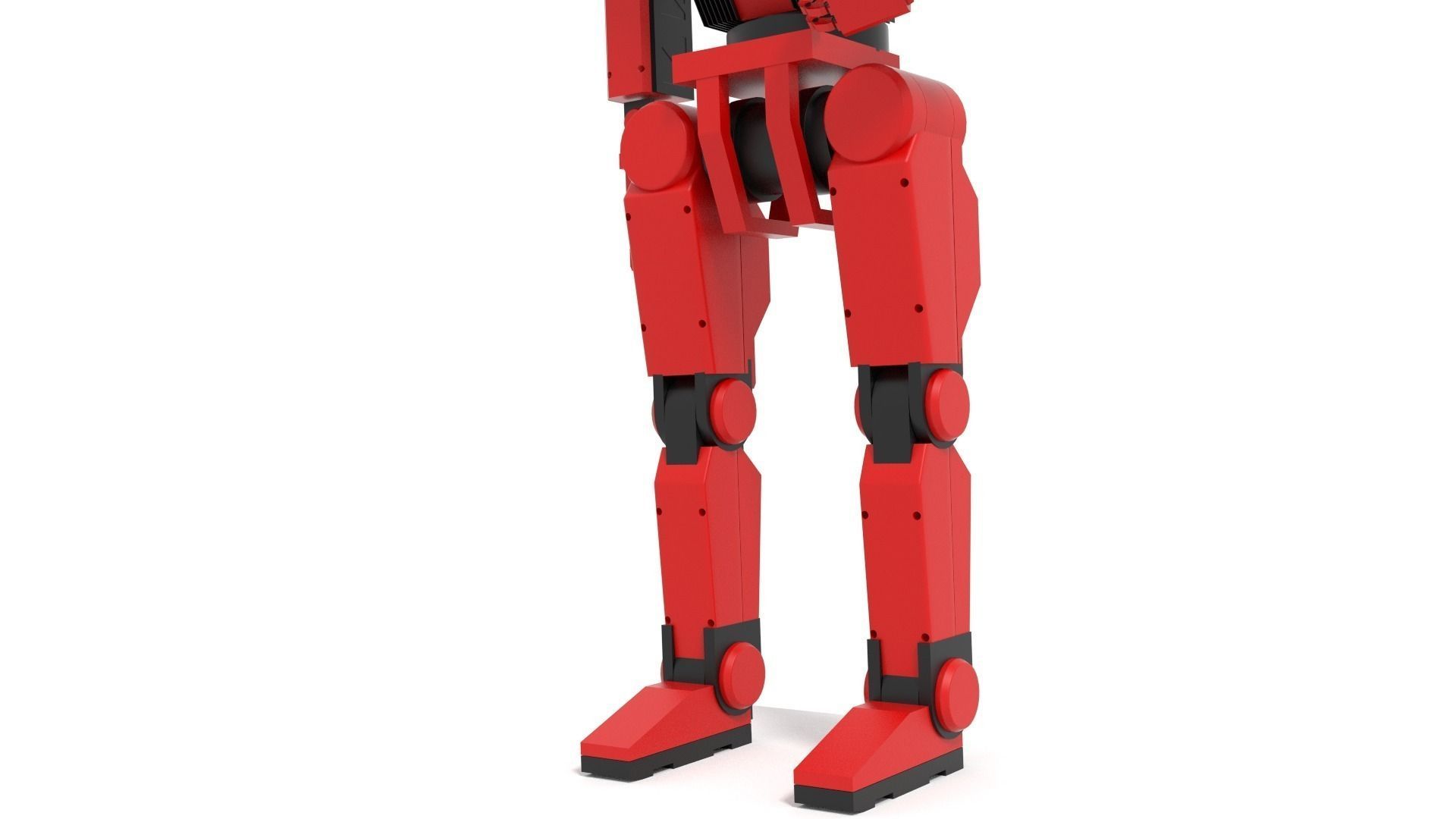 Police robot 3D model_6