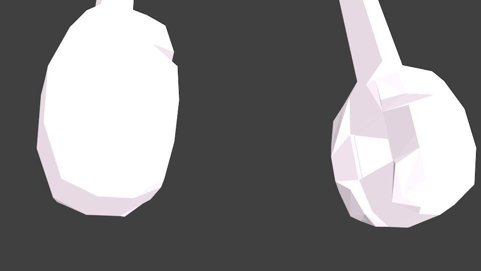 Headphone X pair of headphones Low-poly 3D model_7