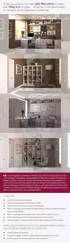 Cabinet kitchen and dining room