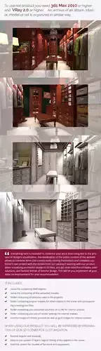 Dressroom walk in closet