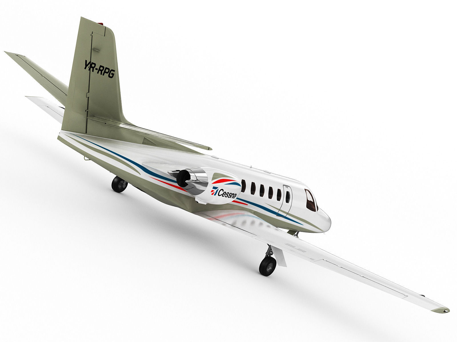 Cessna 560 Citation V 3D model_2