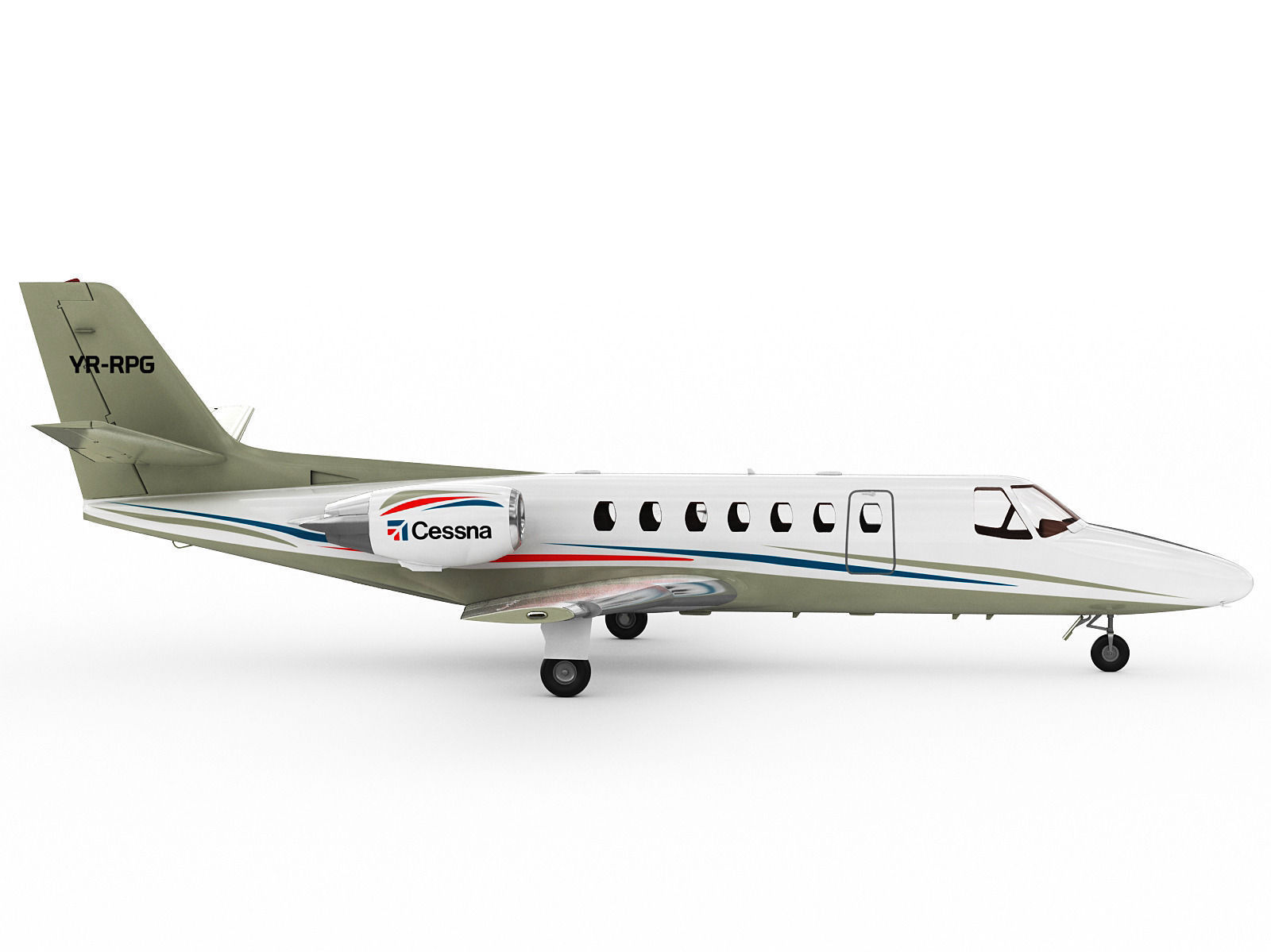 Cessna 560 Citation V 3D model_1