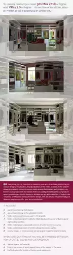 Dressroom interior of clothing store