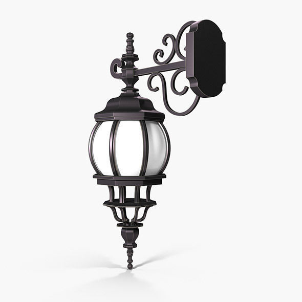 Street Lamp 2 3D model_4