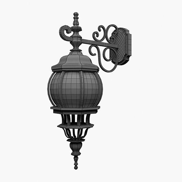 Street Lamp 2 3D model_6