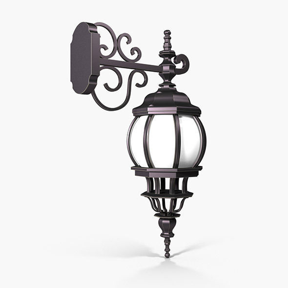 Street Lamp 2 3D model_3