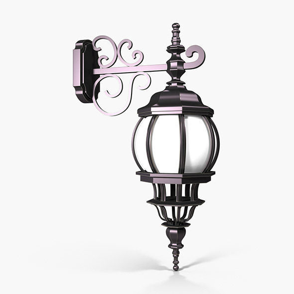 Street Lamp 2 3D model_8