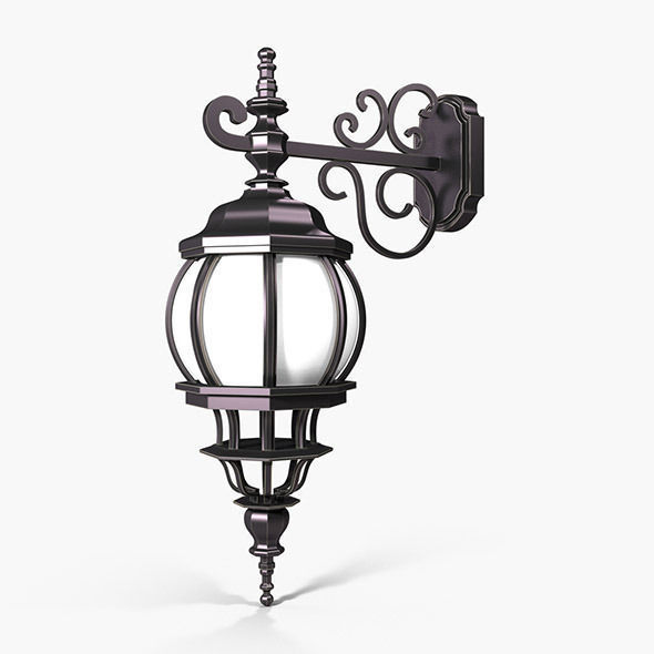 Street Lamp 2 3D model_7