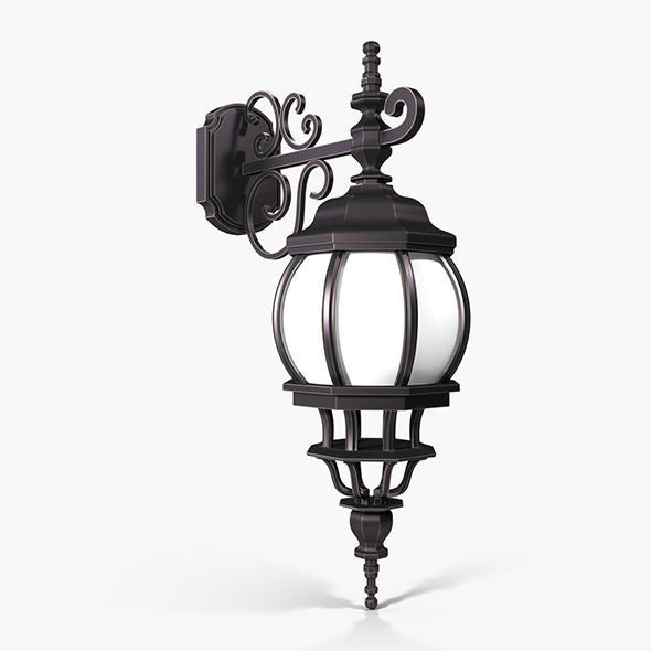 Street Lamp 2 3D model_2
