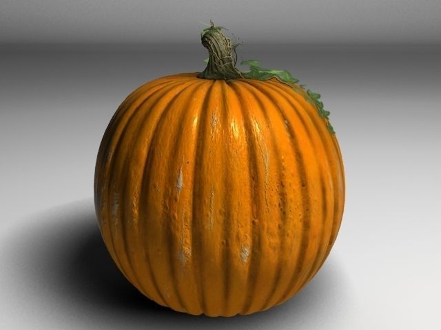 Pumpkin 3D model_4