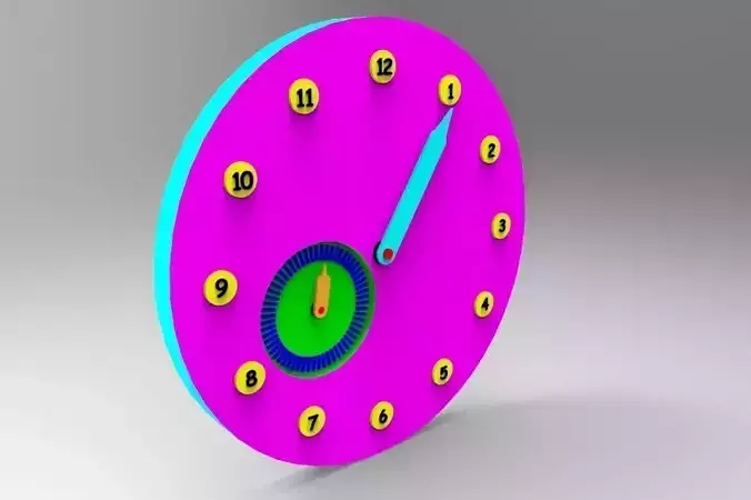 Funny Kid Clock