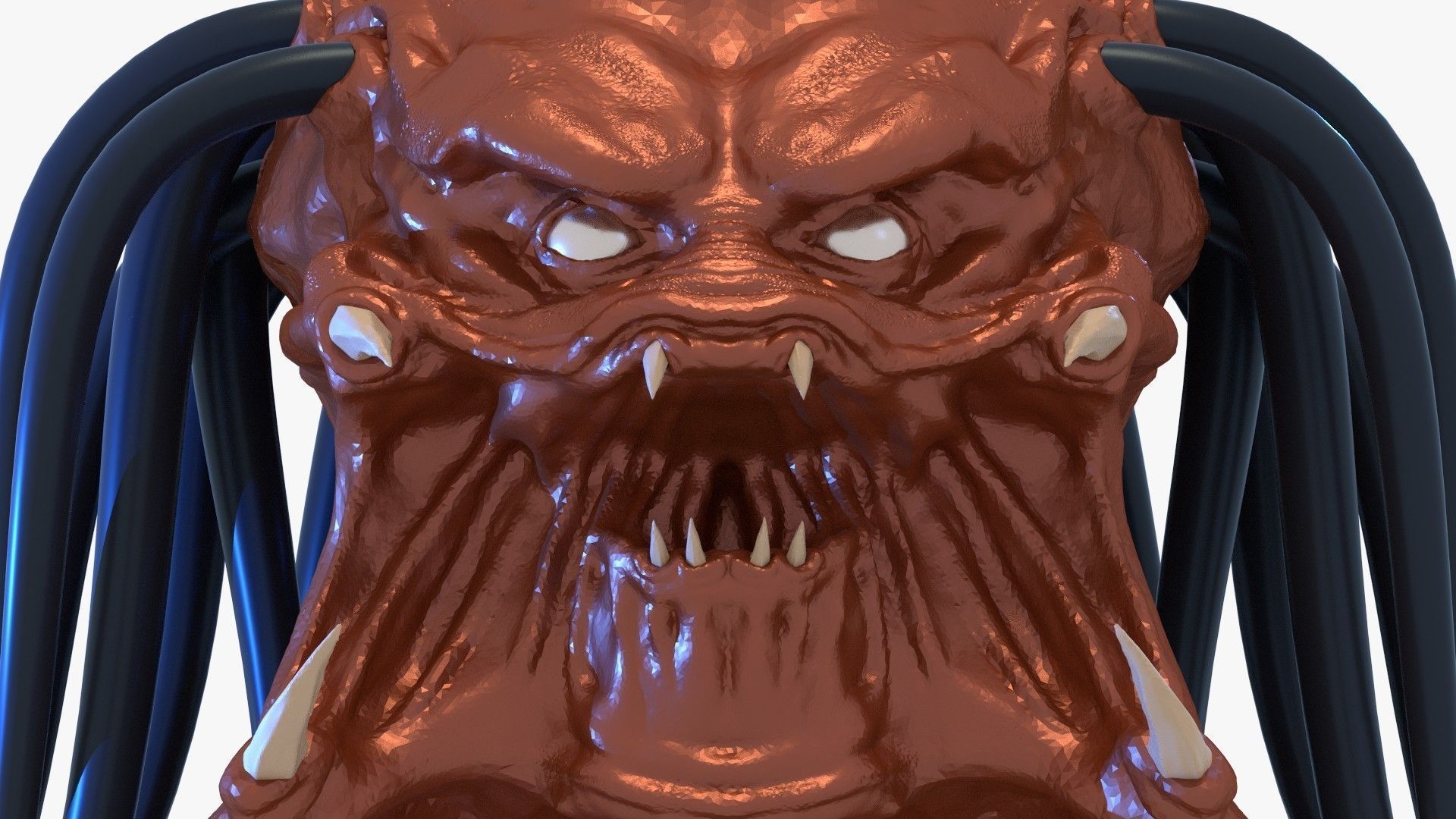 Predator High-Poly head Free 3D model_2
