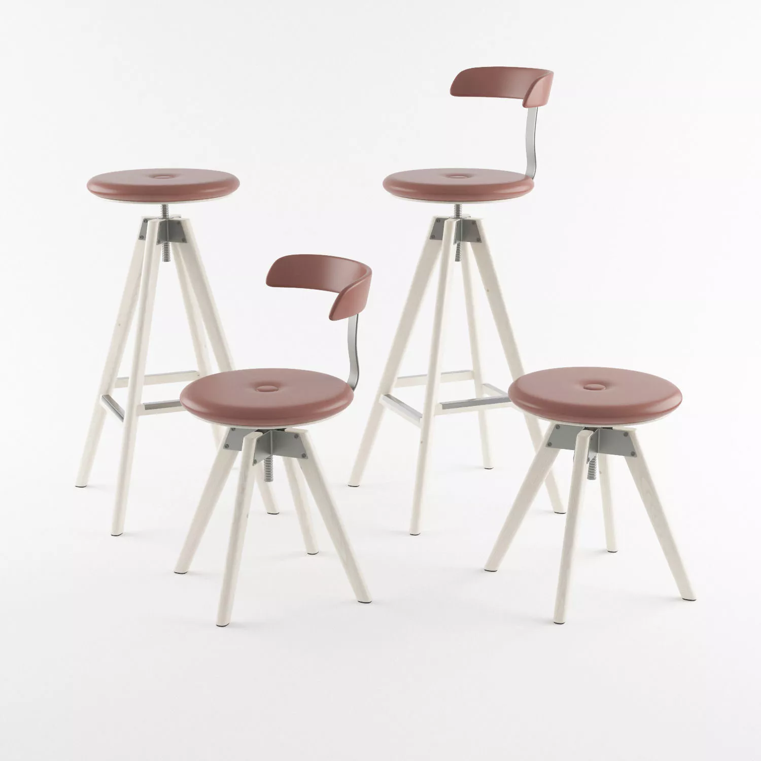 A-series Stool Free 3D model