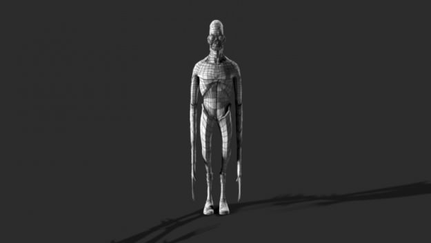 HumanoidCharacter alien skeleton 3D model_6