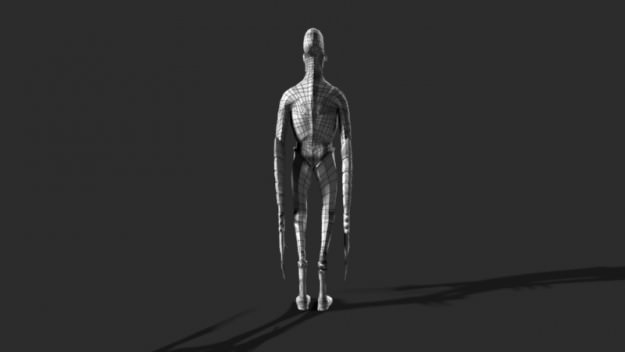 HumanoidCharacter alien skeleton 3D model_3
