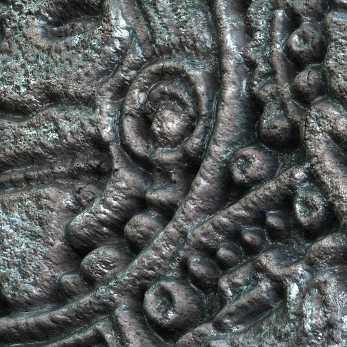 Realistic Aztec Calendar 3D model_3