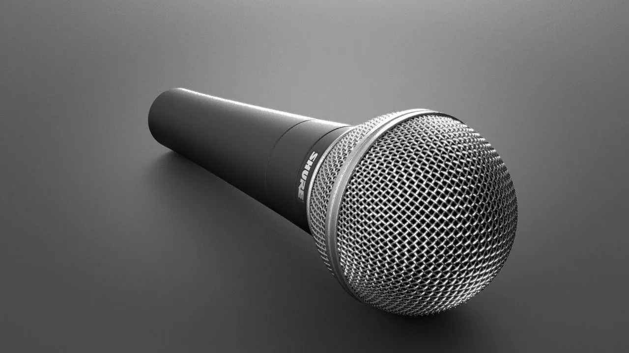 Microphone Shure Free 3D model