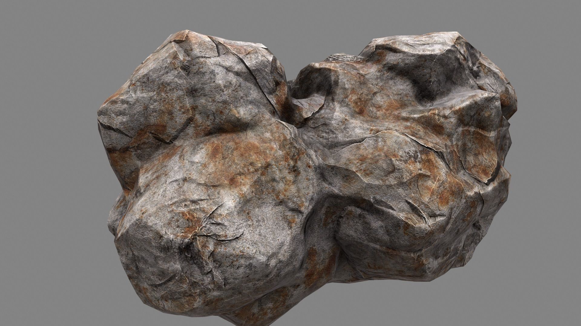 Rock Set Low-poly 3D model_5