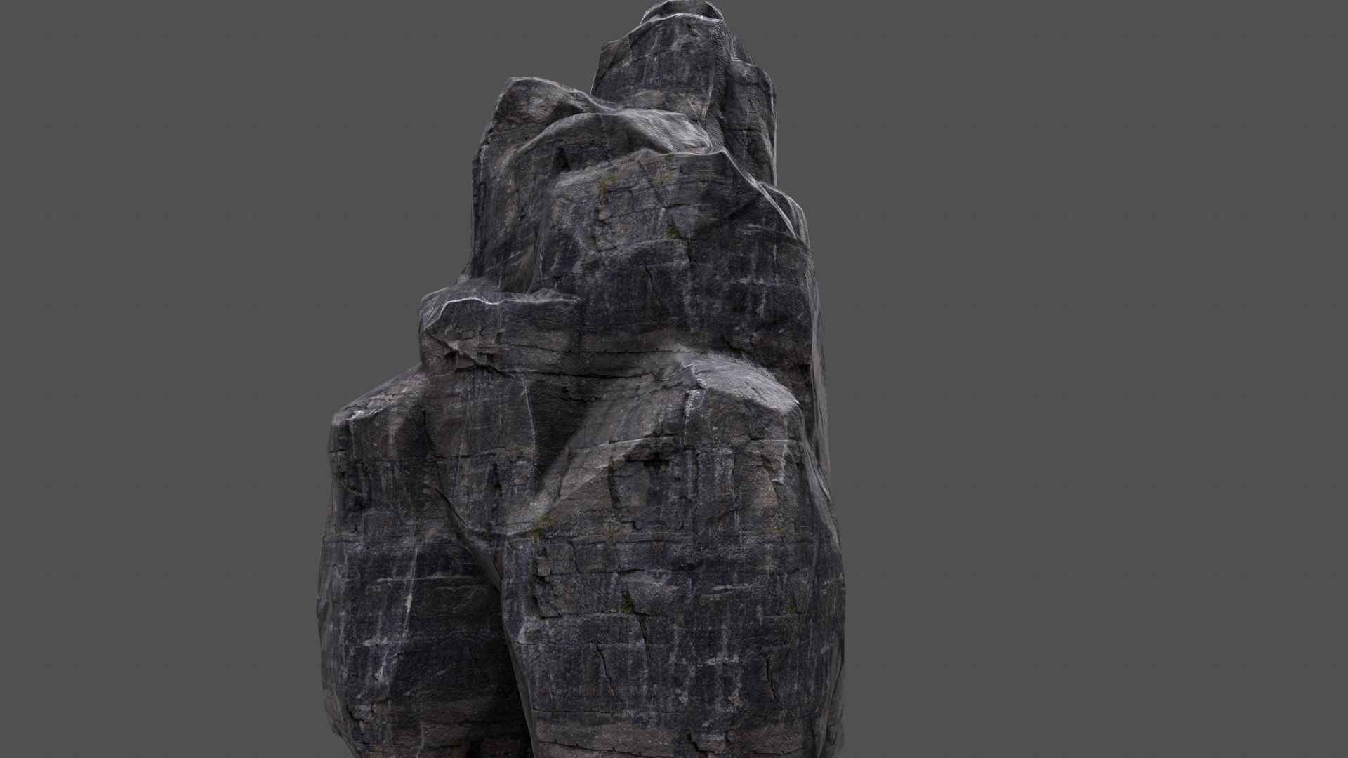 Rock Set Low-poly 3D model_14