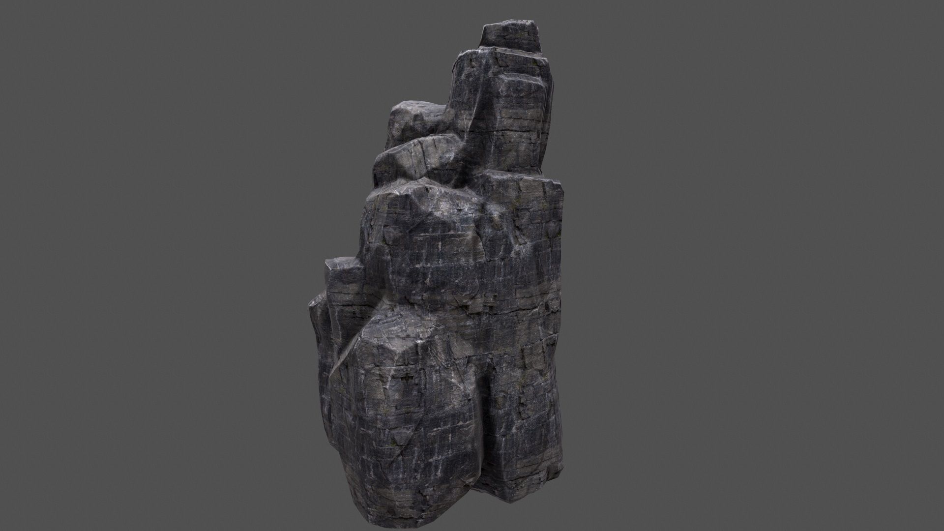 Rock Set Low-poly 3D model_13