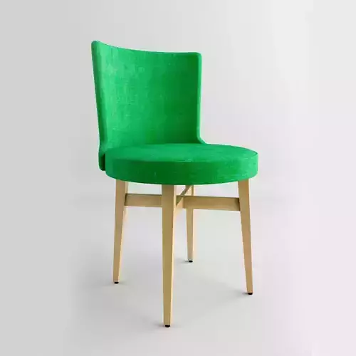 T Elen chair with wooden legs