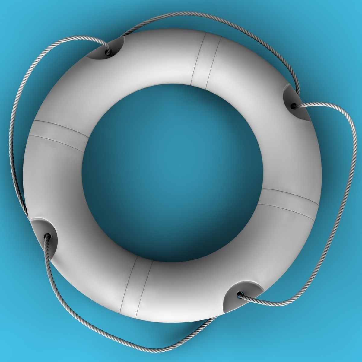 Life Buoy 3D model_1
