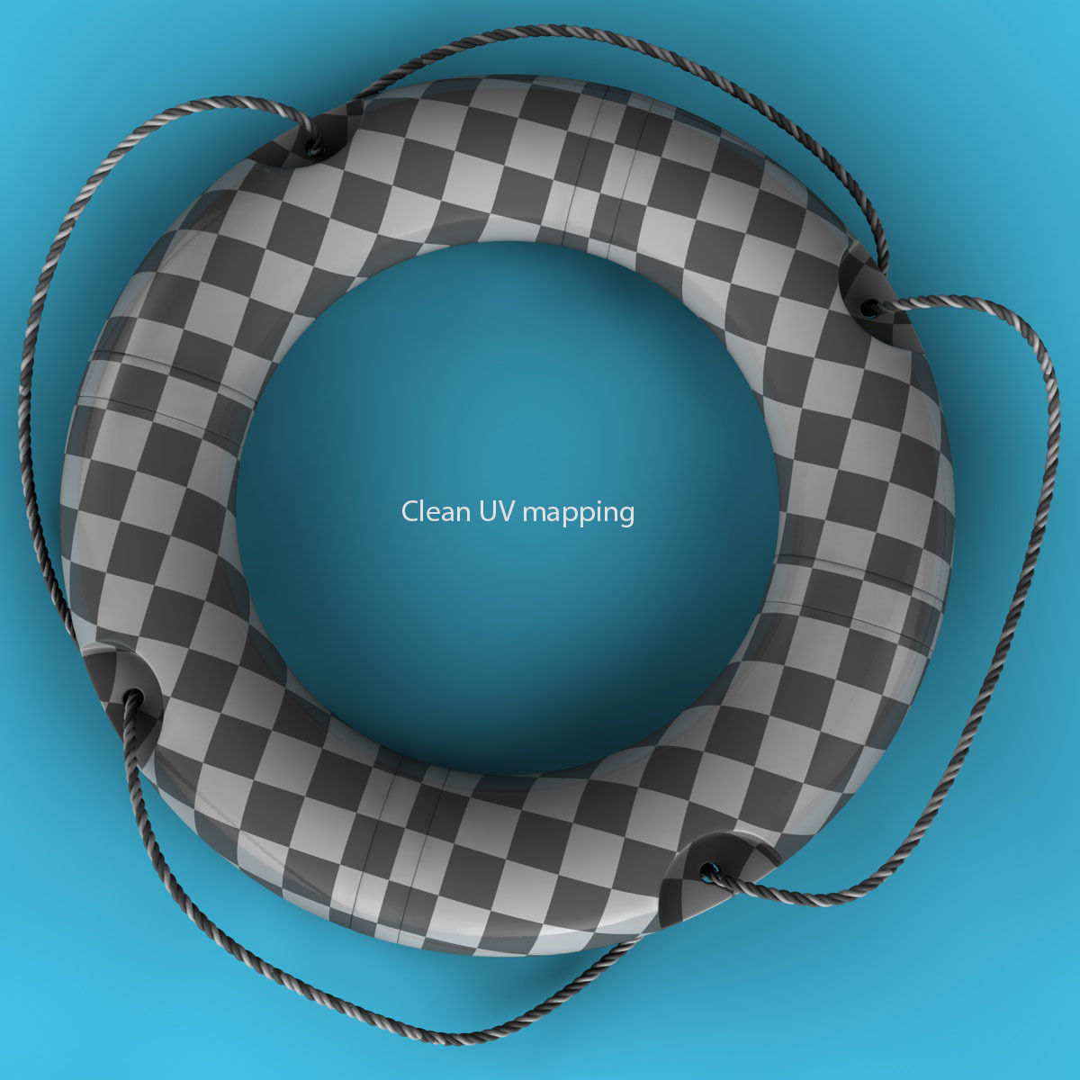 Life Buoy 3D model_5