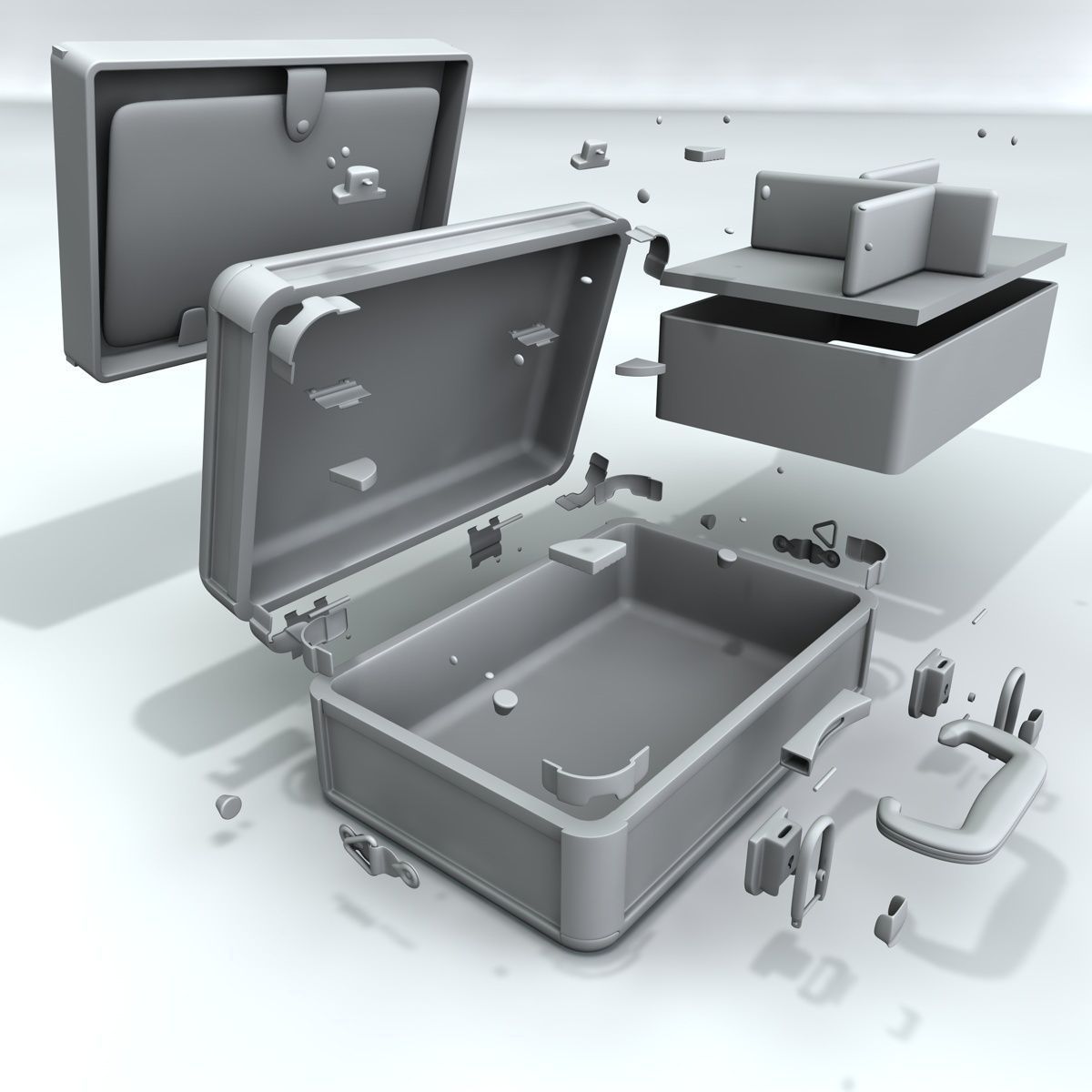 Metal Case 3D model_9