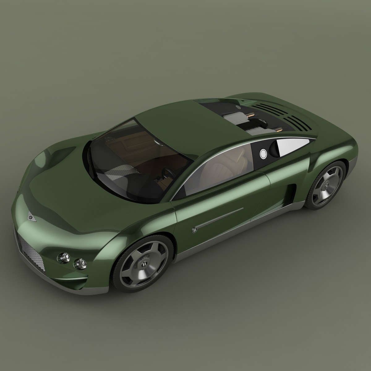 Bentley Hunaudieres Concept 3D model_2