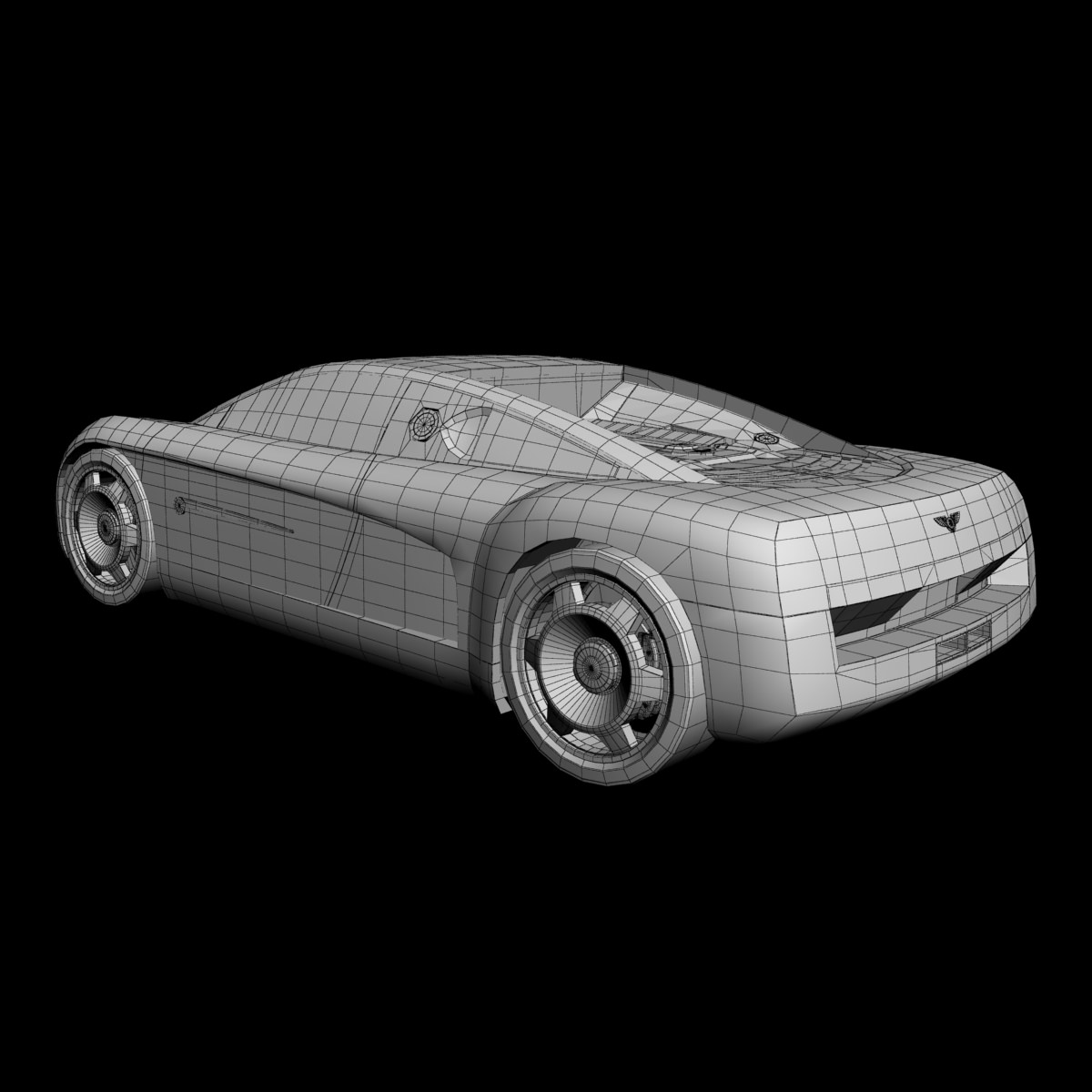 Bentley Hunaudieres Concept 3D model_11