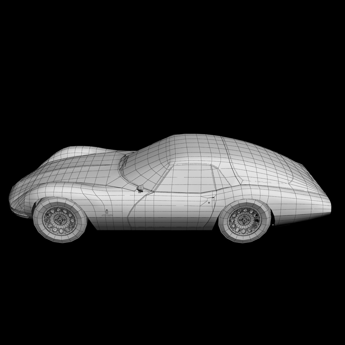 Alfa Romeo Giulia 1600 TZ2 Pininfarina 3D model_14