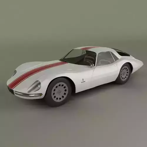 Alfa Romeo Giulia 1600 TZ2 Pininfarina 3D model