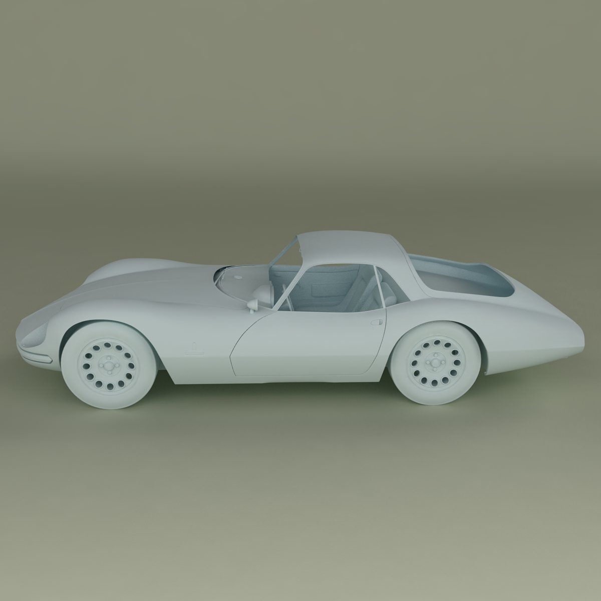 Alfa Romeo Giulia 1600 TZ2 Pininfarina 3D model_9
